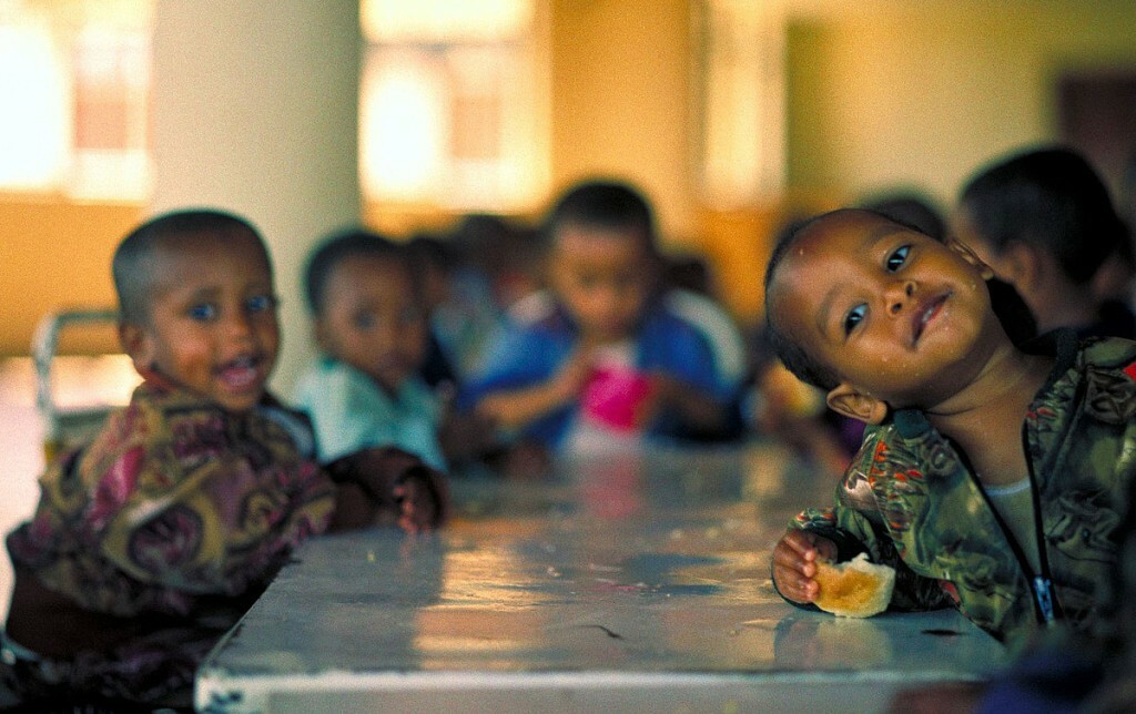 Kinder im Abdii Borii-Kinderheim in Äthiopien