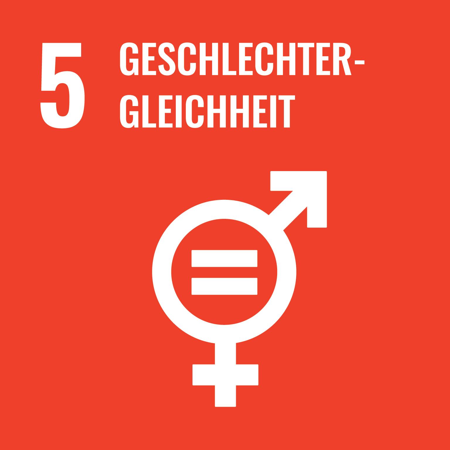 SDG 5-Icon "Geschlechtergleichheit"