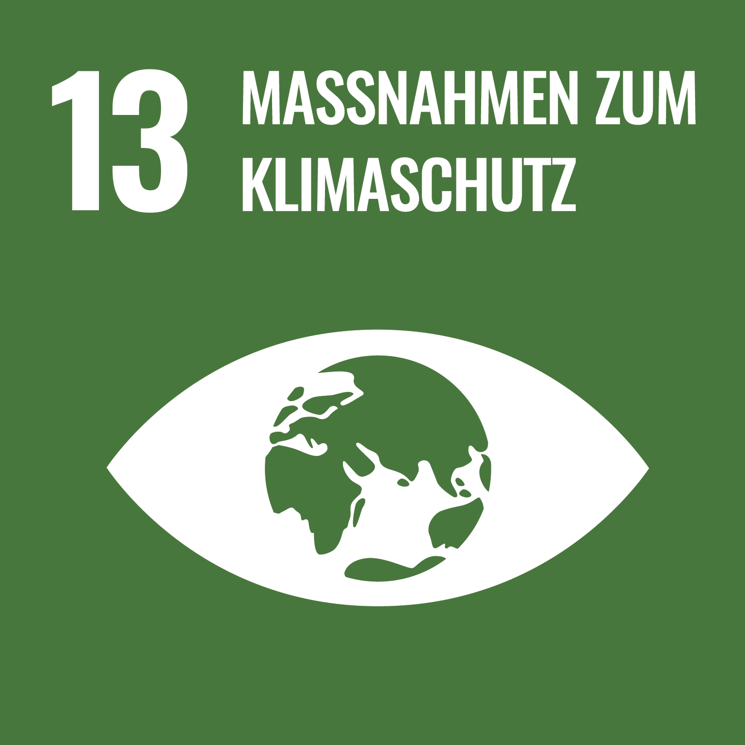 SDG 13-Icon "Massnahmen zum Klimaschutz"