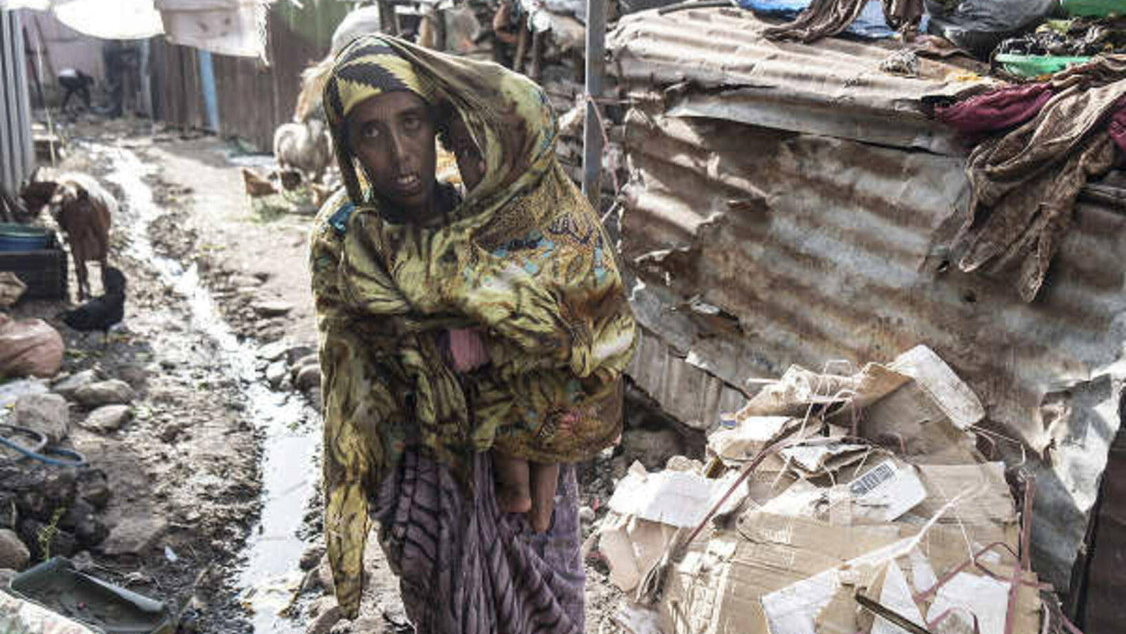 Mutter mit Kind in Äthiopien