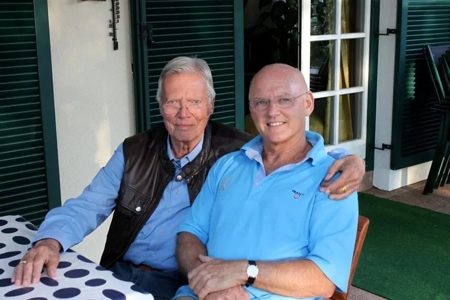 Karlheinz Böhm mit Rolf Knie