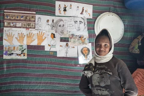 Kinder in den Slums