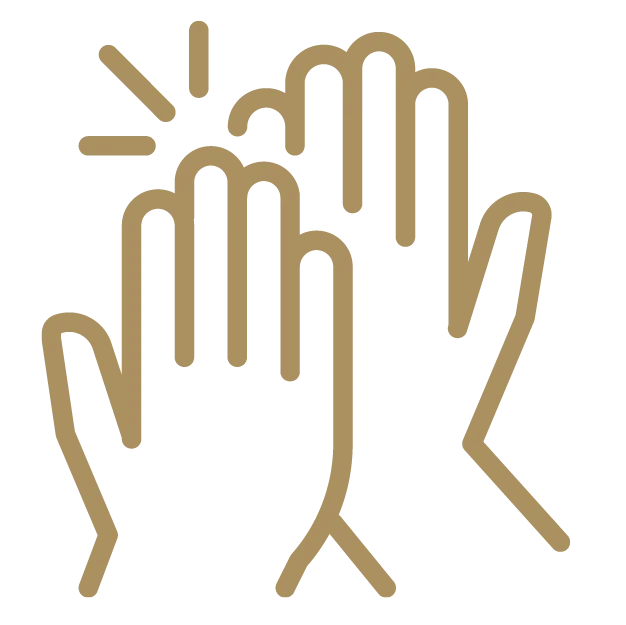 Piktogramm Highfive