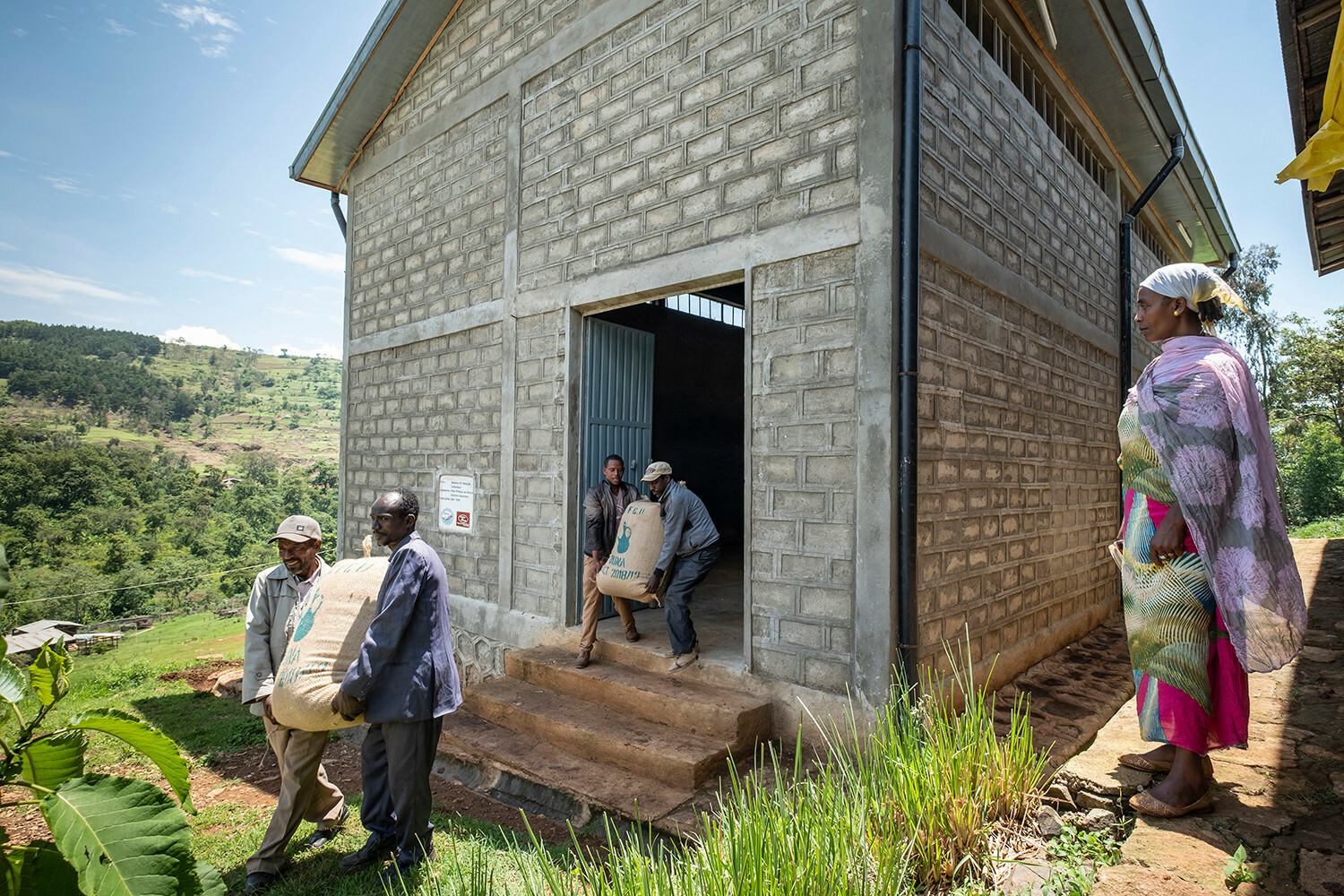 Genossenschaftsgebäude in Abaya Äthiopien