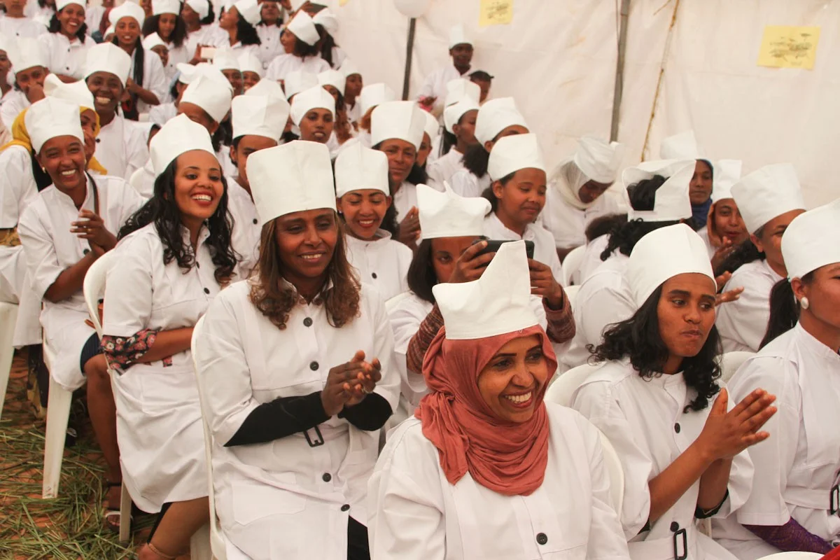 Abschluss des Hauswirtschaftsprogramms in Addis Abeba
