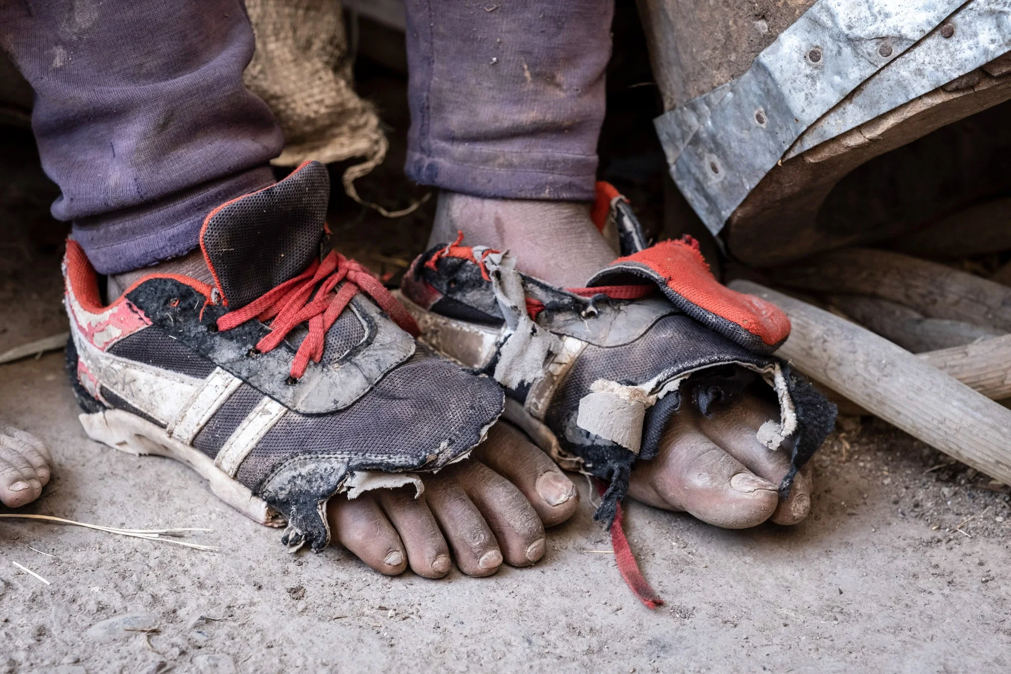Fussballschuhe ein Luxus
