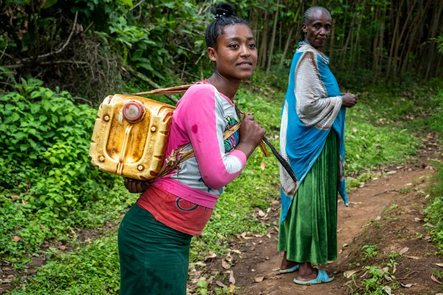 Wasserstelle in Abaya