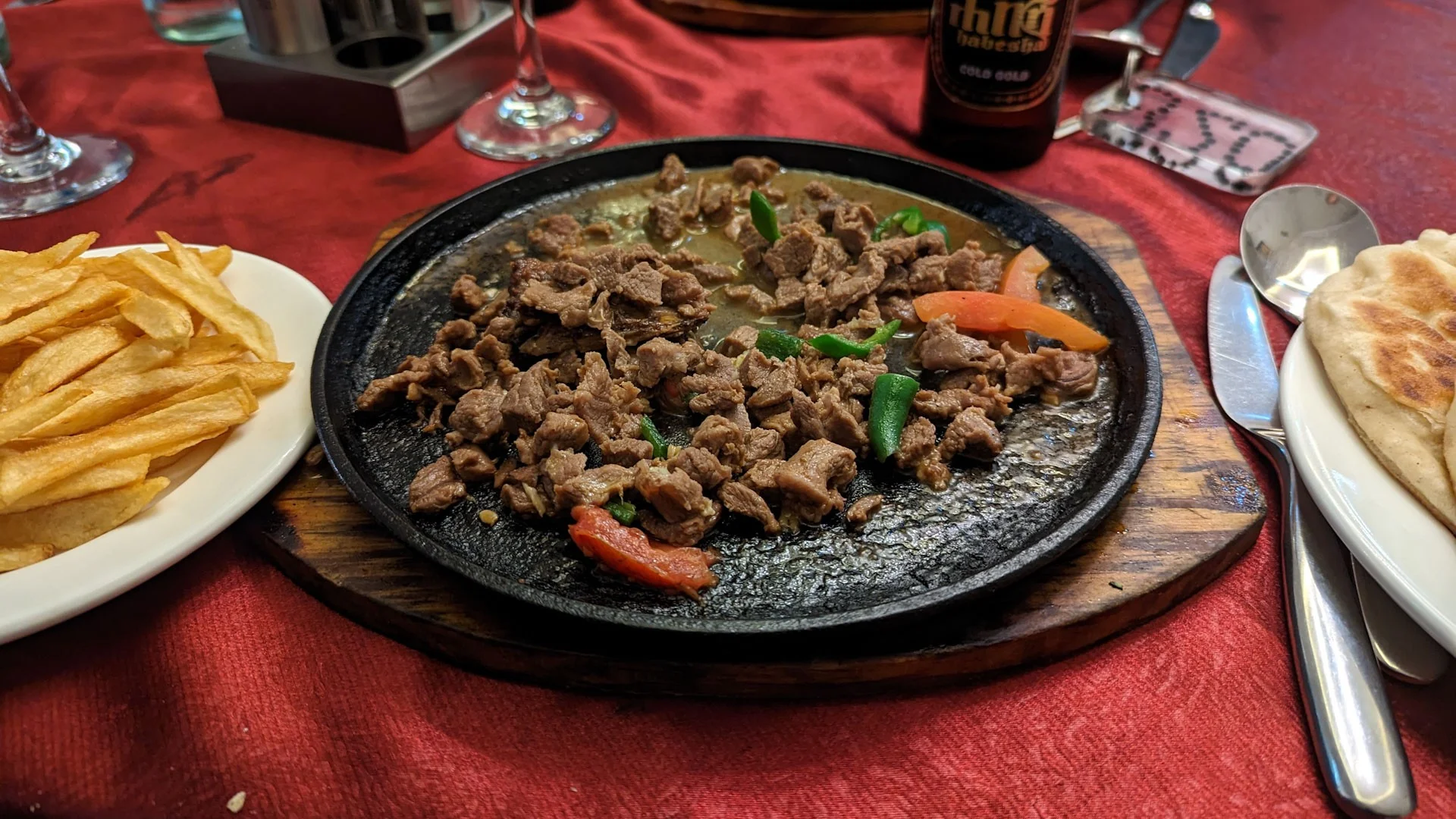 Tibs Essen in Äthiopien