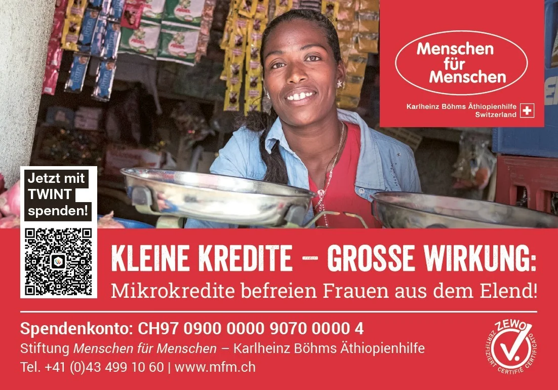 Vorschaubild Inserat: "Kleine Kredite, grosse Wirkung"