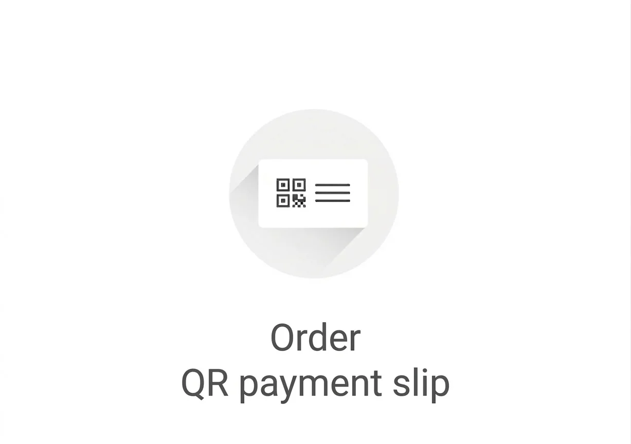 Icon: QR payment slip