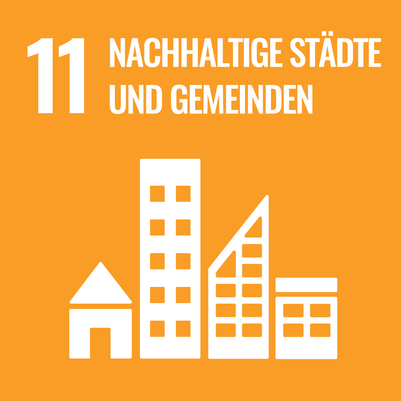 SDG 11-Icon "Nachhaltige Städte und Gemeinden"