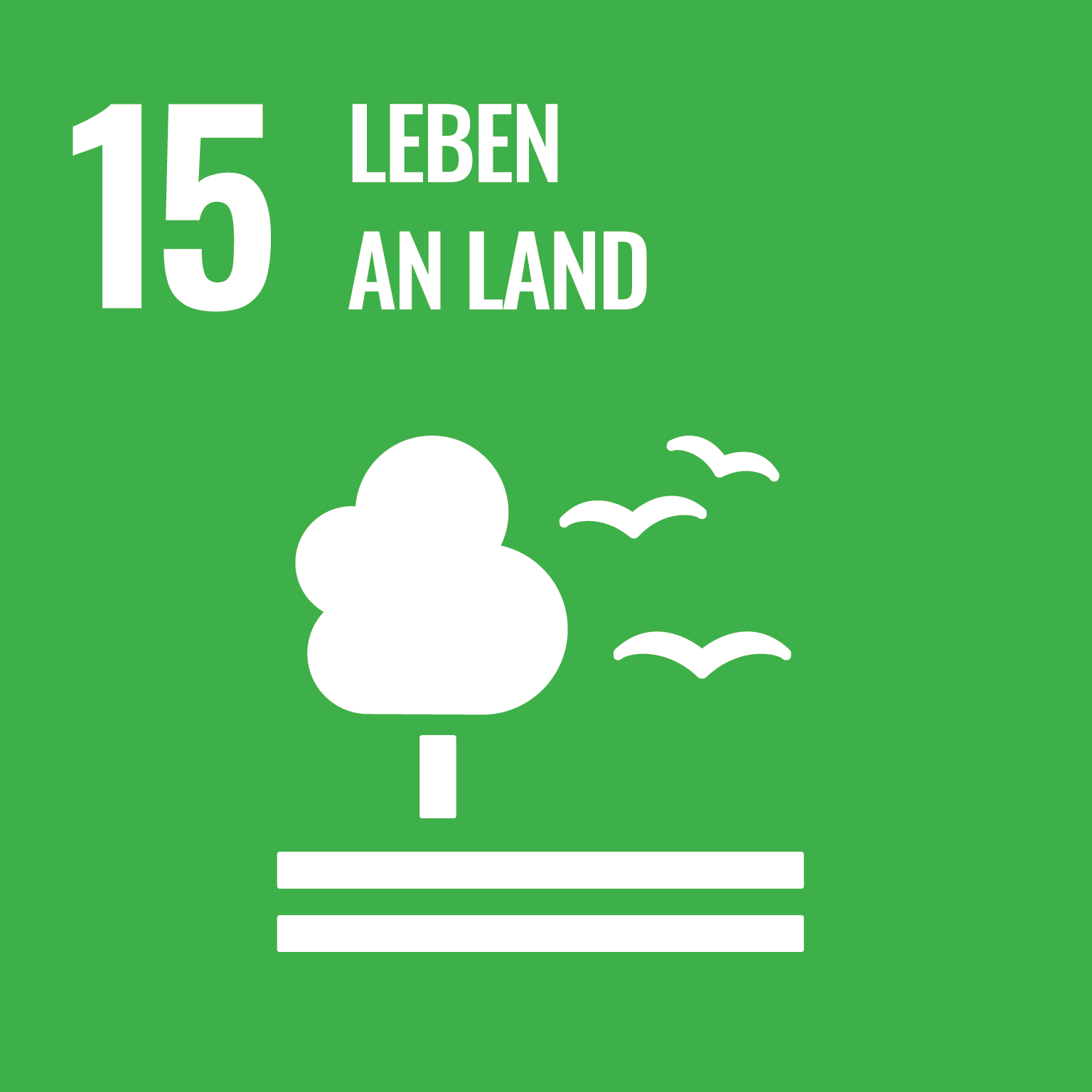 SDG 15-Icon "Leben an Land"