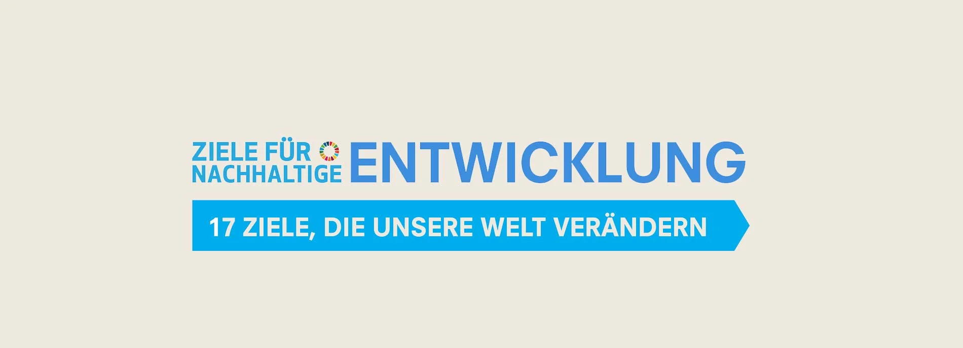SDG-Logo: Ziele für nachhaltige Entwicklung