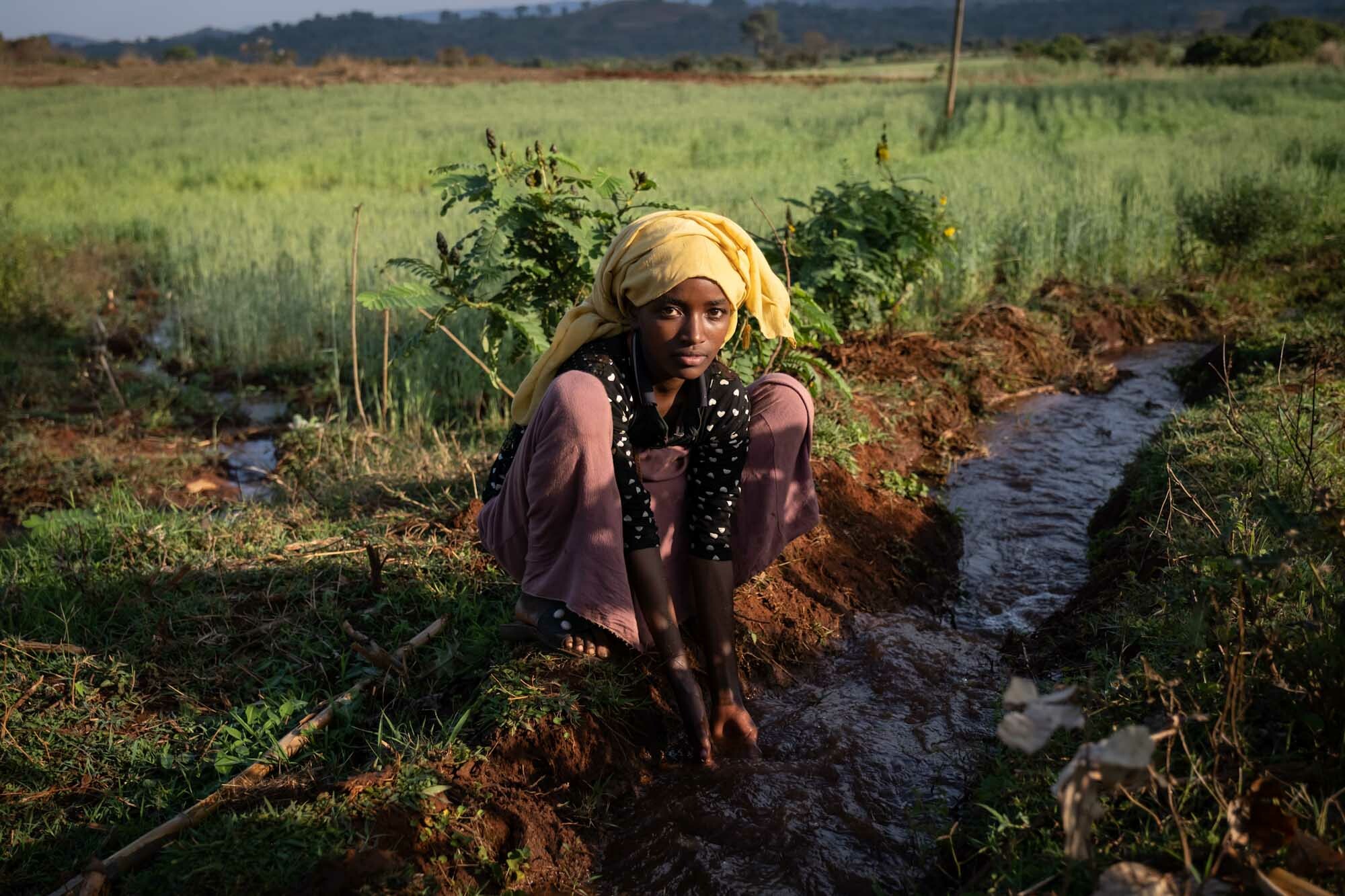 Bewässerungskanal in Seka Aethiopien - Stiftung Menschen für Menschen