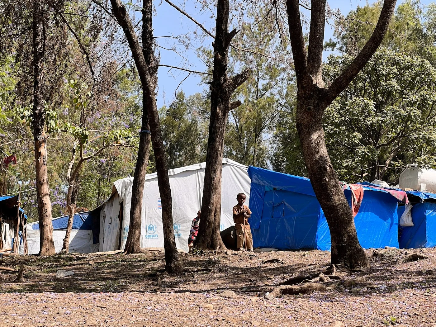 Camp in Haik für binnenvertriebene Familien