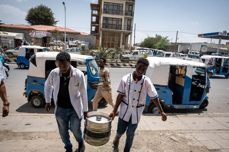 Ayele bei der Arbeit