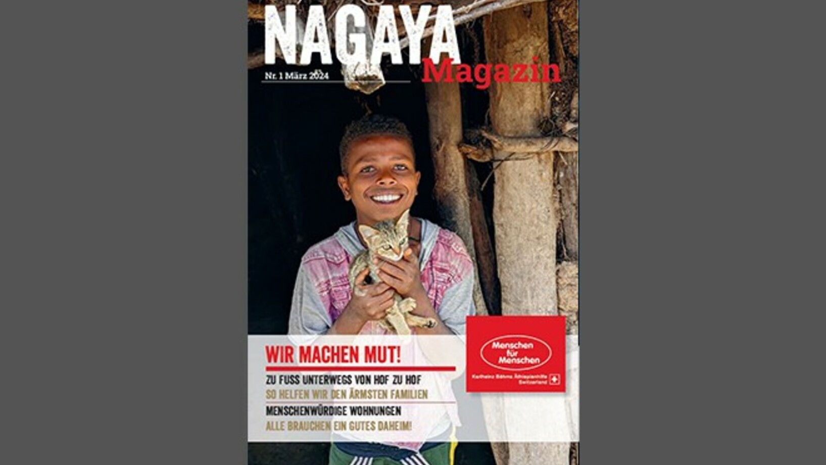 Teaserbild Nagaya Magazin 1.24 | Stiftung Menschen für Menschen