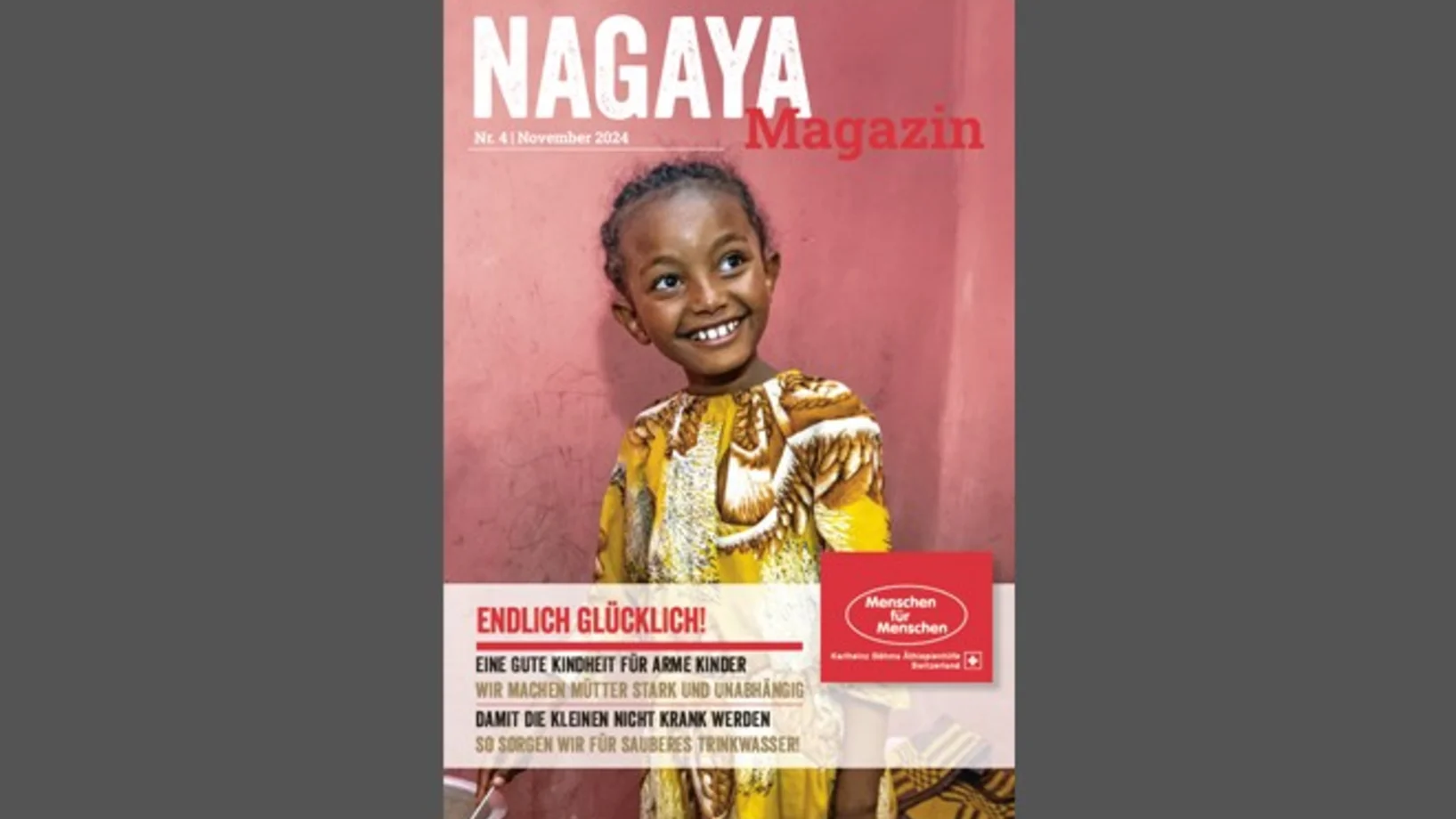 Vorschaubild vom Nagaya Magazin mit lachendem Mädchen auf dem Cover